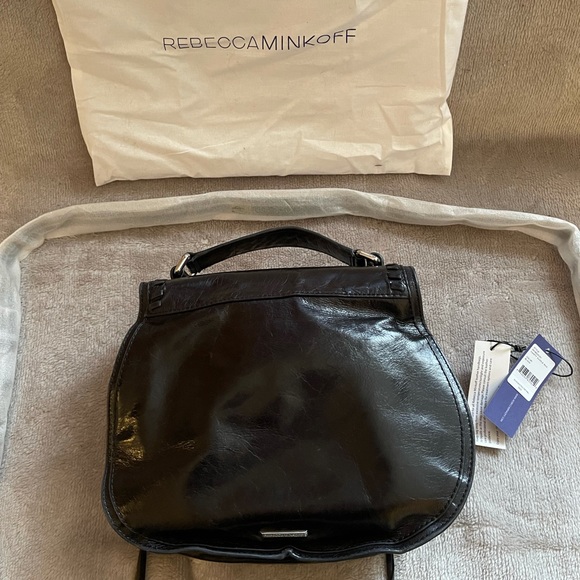 Rebecca Minkoff vanity saddle bag in black - Picture 8 of 9